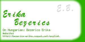 erika bezerics business card